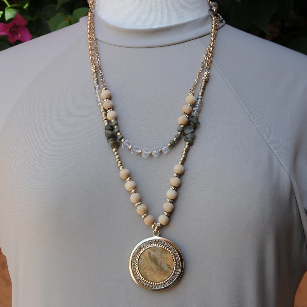 NWT Chico's Double Strand Necklace